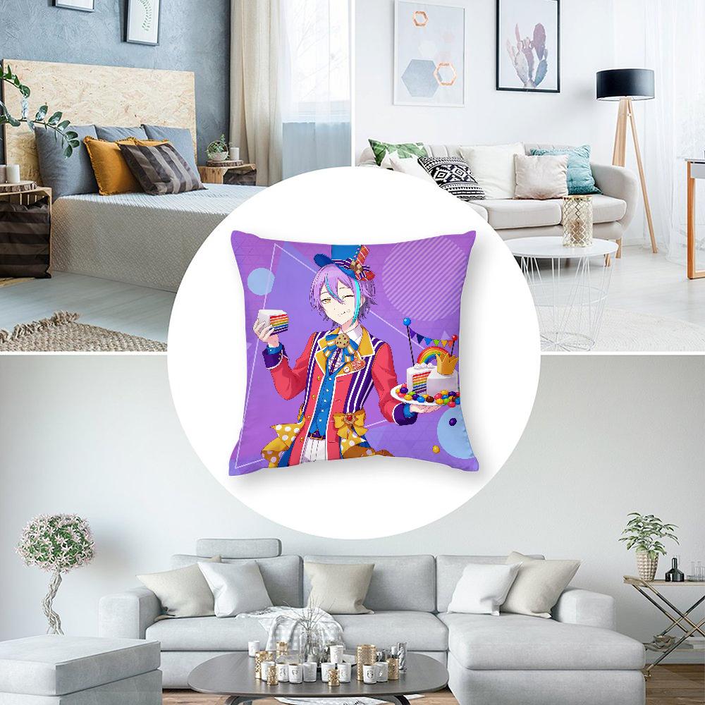 K-Kamishiro Rui Anime Pillow Case 3D Print Polyester Fiber 40*40 cm Home Sofa Throw Pillow Cover Decoration Festival Gift