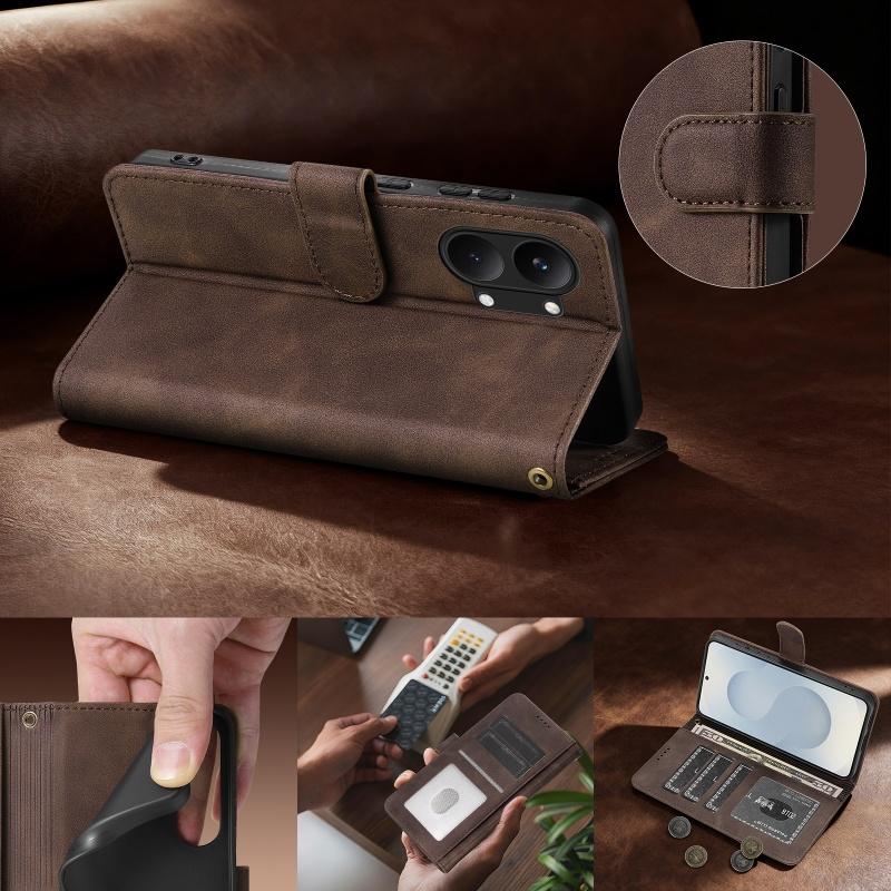 EUCAGR PU Leather Flip Wallet Phone Case For Xiaomi Redmi Turbo 5 Max With RFID Blocking Wallet Cover For Xiaomi Redmi Turbo5