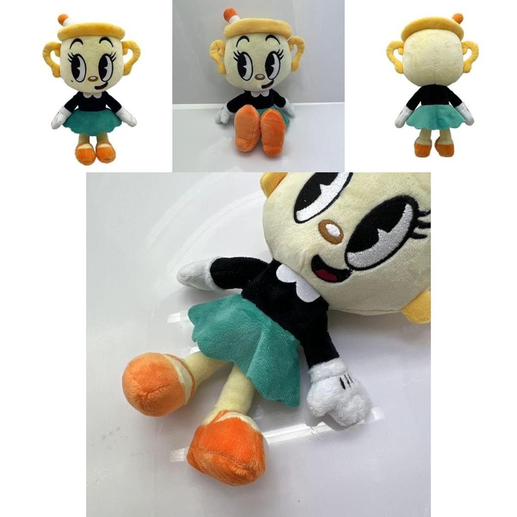 Brinquedo de Pelúcia Aventura Cabeça de Xícara Cuphead Para Crianças 9 pol.