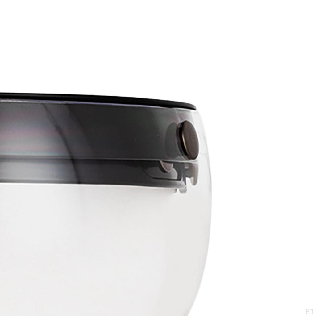 Helm Vizier Gezichtsschild Accessoire, Beschermend 3 Drukknopen Eenvoudige Installatie Reparatieonderdelen Omklapbaar