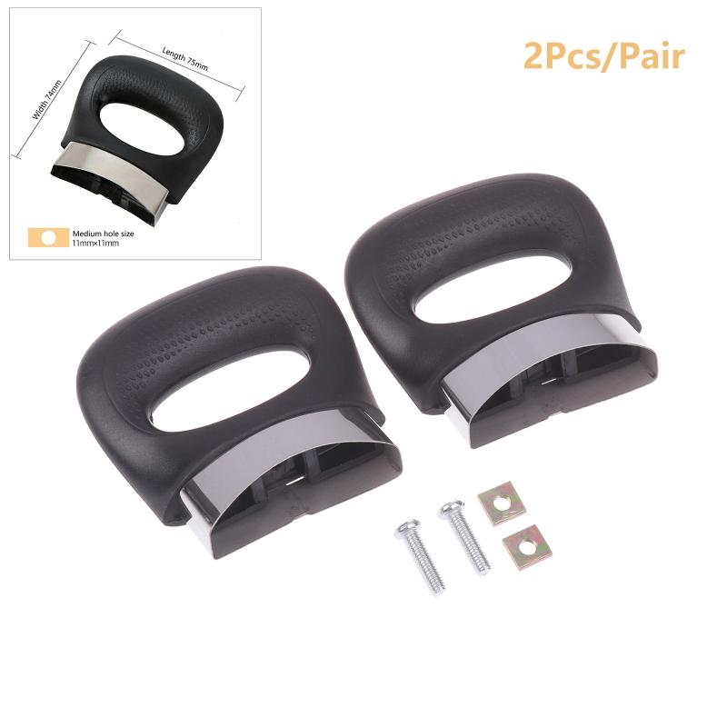 2 Piezas Asas Laterales para Olla Negra Asa Antiescaldado para Olla a Presión Con Tornillos Para Accesorios de Utensilios de Cocina Suministros de Cocina