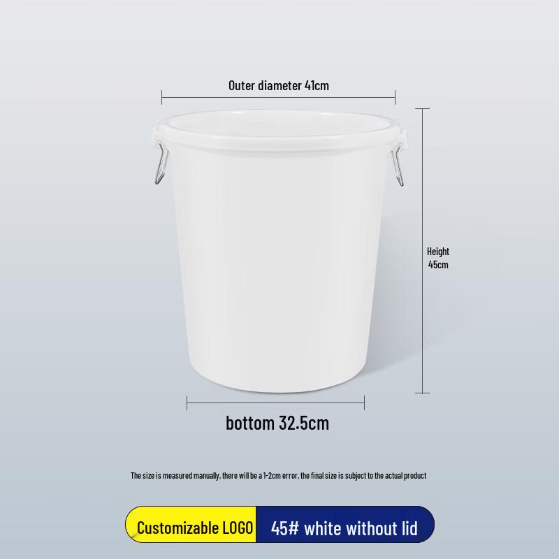 Heavy-Duty Round Commercial Outdoor Trash Can