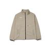 Fila Jackets Unisex Beige Stand Collar Moderate Other FS2FTE4210X-BEG