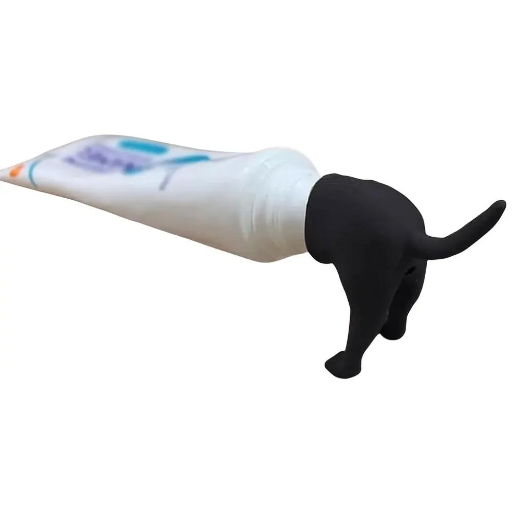 

Лучшая зубная паста Креативный выдавливатель зубной пасты для какающих собак Забавные и инновационные аксессуары для ванной комнаты M чёрный