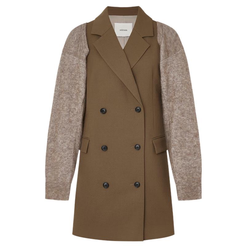 

Комплект платья-шали и жилета Edition из отслеживаемой шерсти S (160cm)