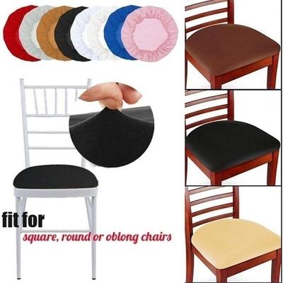 1 ADET Çıkarılabilir Elastik Streç Slipcovers Yemek Spandeks Sandalye Koltuk Kılıfı