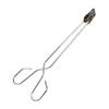 Heavy Duty 31cm Stainless Steel BBQ Clamp for Charcoal and Food, Multi Functional Grilling Tongs for Outdoor Roasting