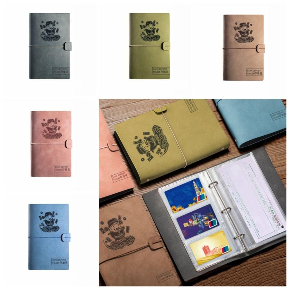 Loose-leaf Money Budget Binder Reusable Savings Challenges Notbook Bills Collection