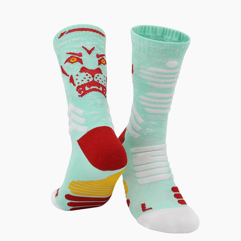 Non-Slip Professional Basketball Socks Men'S Medium Tube American Thickened Towel Bottom Women'S Sweat-Absorbing And Breathable Sports Socks Men'S