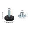 16Pcs Multipurpose Furniture Leg Adjusters Threaded Leveling Feet Prevent Floor Damage With Stable Base Designs