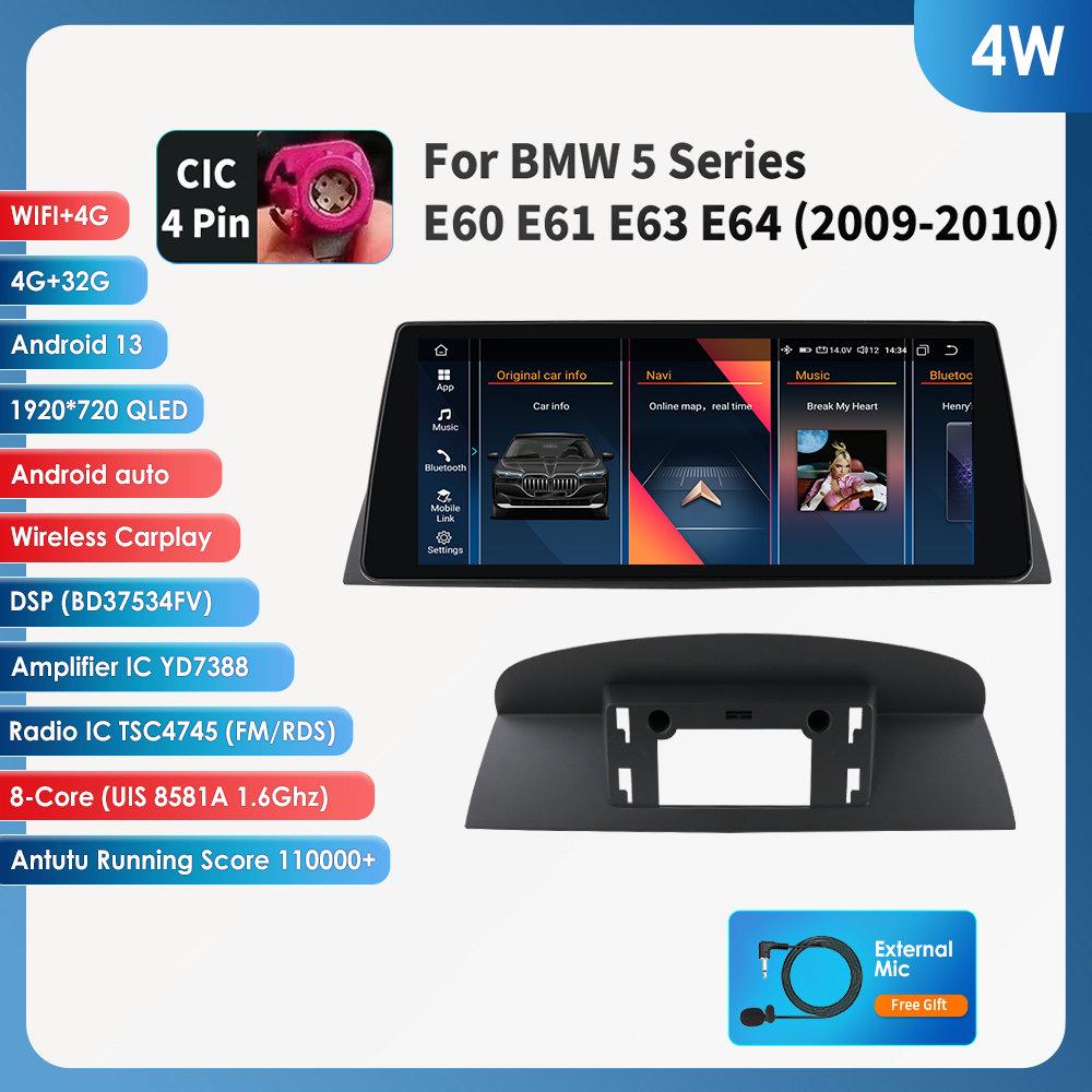 

Hizpo 2din Android автомобильный радиоприемник мультимедиа видеоплеер для BMW 5 серии E60 E61 E63 E64 3 серии E90 E91 E92 E93 стерео GPS Carplay 4G RDS GPS стерео DVR 4W 4G 32G