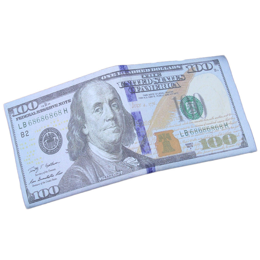 Portofel pentru bancnote americane Portofel din piele maro pentru carte de credit