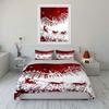 Christmas Santa Sleigh Bedding Set Bedding Duvet Cover Set Duvet Cover Pillowcases (1 * Duvet Cover 2 * Pillowcases, without duvet insert)