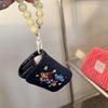 Cute Denim Earphone Bag Case For Earphone Protector Cover Headset Box Cases Wireless Bluetooth Earphone Accessories