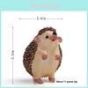 Hedgehog Resin Figurine Miniature Garden Decor For Birthday Gift And Home Office