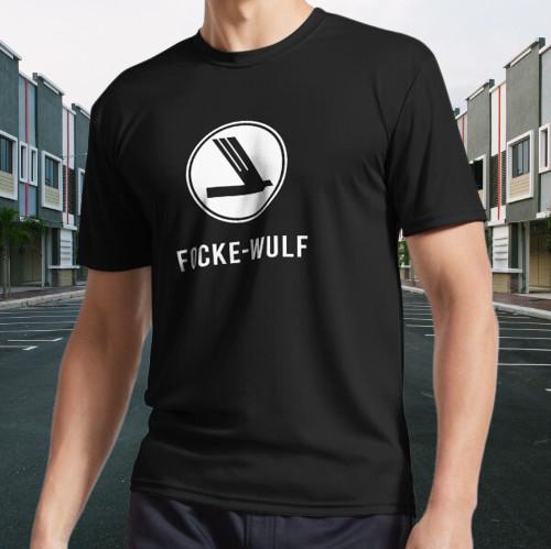 Focke Wulf Flugzeug Weißes Logo Active T-Shirt Lustig Größe S bis 5XL