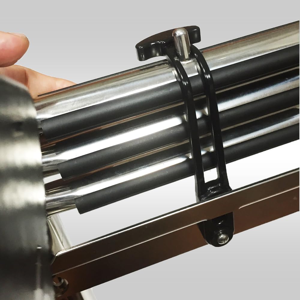 Curea Telescopică Scară Barcă, Grad Marin, Reținere Sigură, Bandă de Blocare din Cauciuc cu 3 Găuri de Montare Reglabile pentru Scară cu 2 Trepte, 3 Trepte sau 4 Trepte