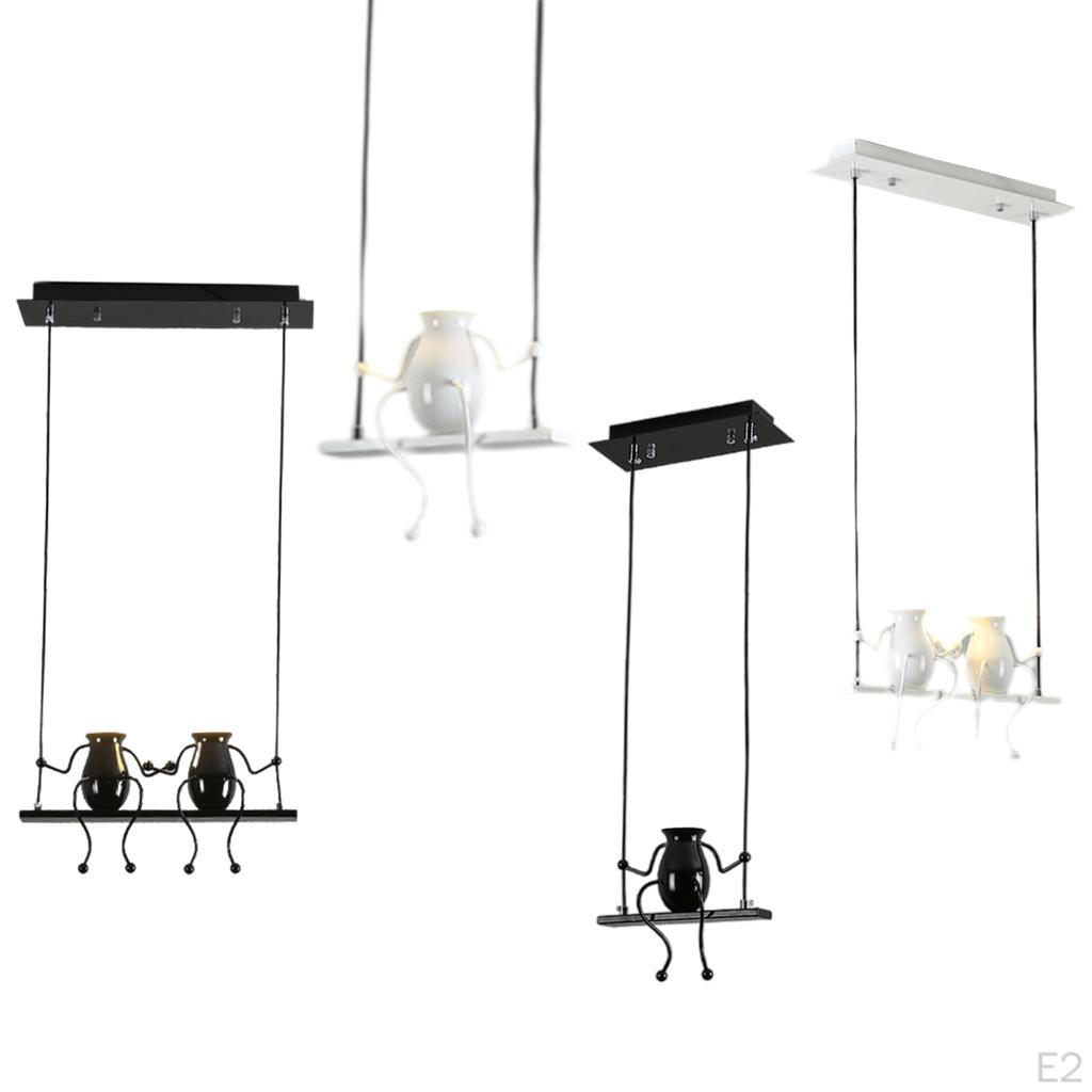 Ceiling Pendant Chandelier Fixtures Metal Bedroom Contemporary Dining Room Restaurant Lamp Indoor