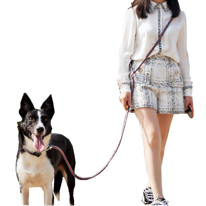 Dog Leashes Harness for Dog Walker Dogs Double Leash Hands Free Harness Dogs Walking Multifunctional Chain Pet Accessories Belt