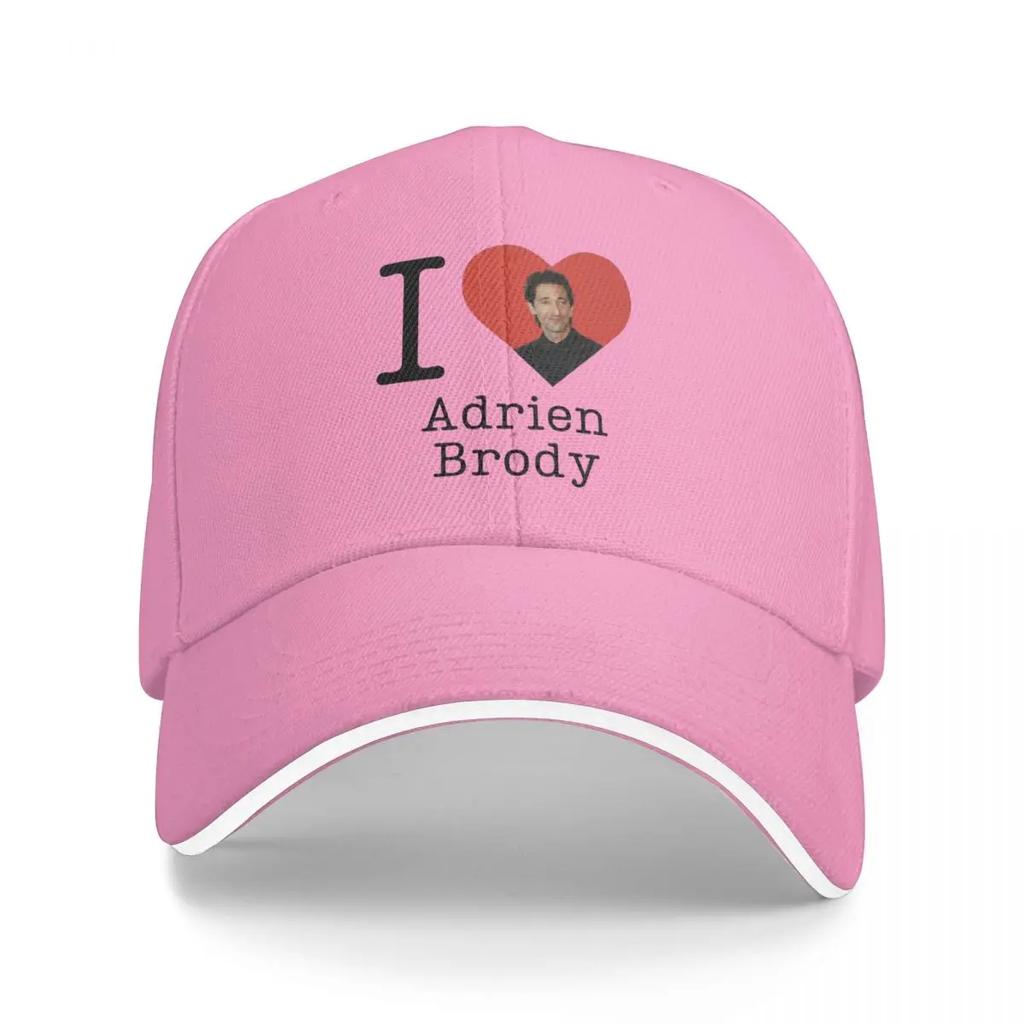 Baseball Caps I Love Adrien Brody Graphic Unisex Sport Spring Hats