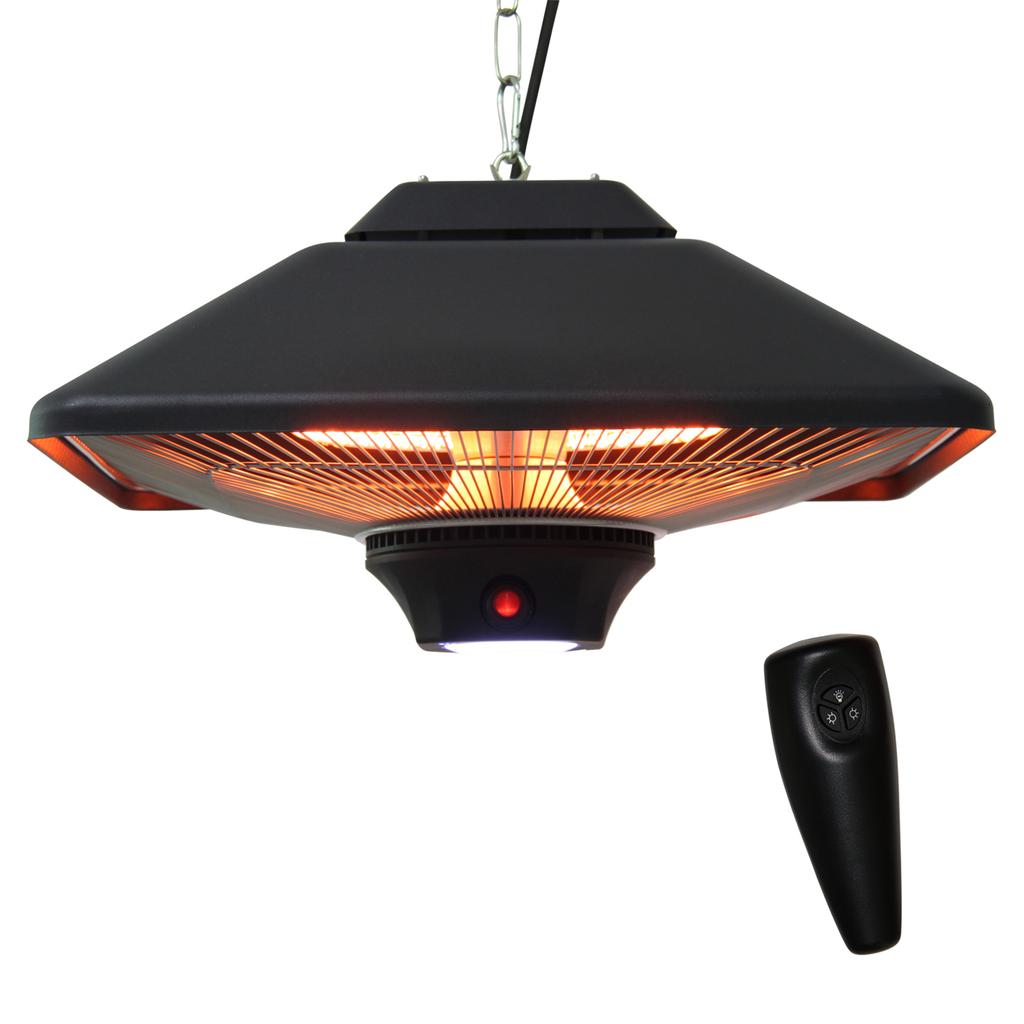 Hanging Electric Patio Heater with 2 Power Settings