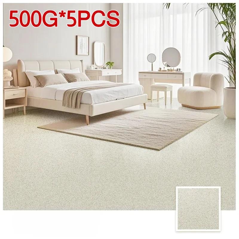 500g Solventfree Self-leveling Flat Epoxy Floor Paint Wear-Resistant Waterproof Color Sand Floor Coating Imitation Marble Paint