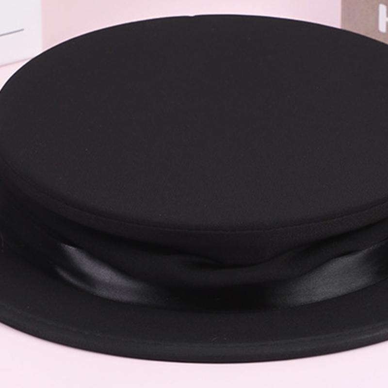 Cosplay platt hatt vikbar vår magikerhatt musikfestival kostymkeps