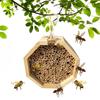 Bee Houses For The Garden Wooden Bee Hive Pollinating Palace Butterfly House Wasp Habitat For Garden Balcony Backyard Outside