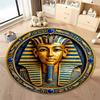 Free shipping! Pharaoh-Themed Rug for Historical Decor Spaces round carpet for home sofa bedroom, gift