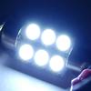 White 36MM 6-LED 5050 SMD Car Auto Interior Festoon Dome Light Lamp Bulb DC12V