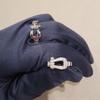 Anillo con Hebilla de Herradura Dorada V para Mujer Nicho de Gama Alta Anillo de Pareja Anillo Dedo Índice Joyería para Hombres y Mujeres
