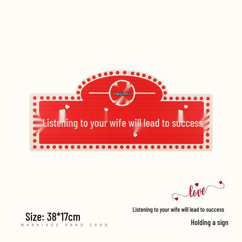 Bridal Party Wedding Photo Props: Bride, Bridesmaid & Groomsman Handheld Signs for Group Photos & Proposal Games