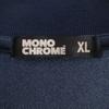 MONOCROM Back print Short sleeve Polo shirt XL Navy Men's Used