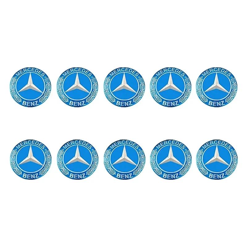 C200 E200 Für Mercedes Benz Auto Emblem Abzeichen Aufkleber Auto Steuer Schlüssel Logo Dekoration Für Mercedes Benz AMG W204 W203 W205 W206