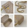 Retro Handheld Diamond Lattice Bucket Bag - 2025 Stylish Crossbody Chain Bag for Women