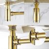 Brass Design Siphon Universal Siphon For Wash Basin Vanity Bathroom Drainage