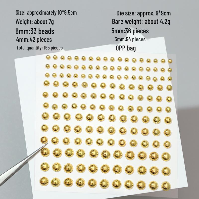 Metallic Fake Piercing Jewelry: Lip, Nose & Eyebrow Studs with Rhinestone Face Stickers