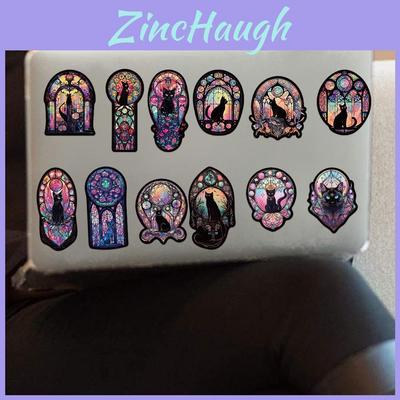 50 Gothic Edition Dark Cat Stickers Decorate Guitar Notebook Luggage Waterproof And Wholesale