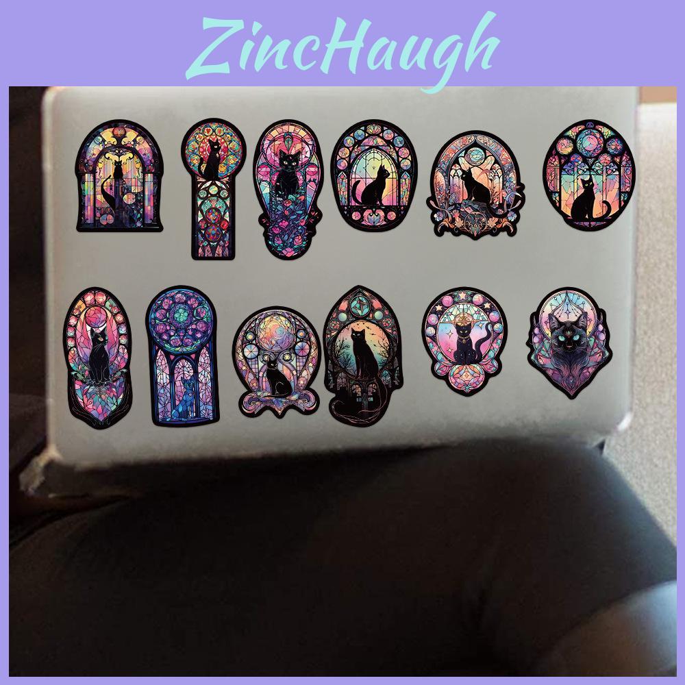 50 Gothic Edition Dark Cat Stickers Decorate Guitar Notebook Luggage Waterproof And Wholesale