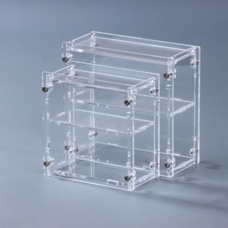 1 Set Acrylic Dust-Proof Showcase & Storage Organizer Box 1/64 Diecast Model Car Display Case With Cover For Minigt Tomica