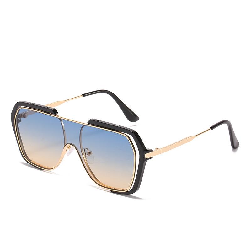 JYL TS Sunglasses Yellow Square UV Driving Unisex/2589