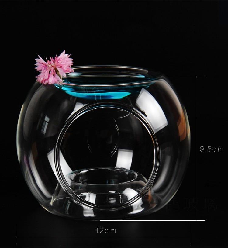 Glass Oil Burner Candle Aromatherapy Oil Lamp Candle Gifts And Crafts Home Decorations Aroma Furnace