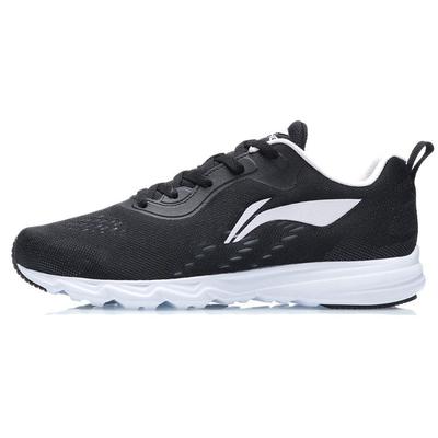 Lightweight Mesh Fabric Shock Absorbing Non-Slip Breathable Low-Top Running Shoes Women Sneakers Black ARBR006-1