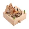 Wooden Music Box Beautiful Wood Musical Crafts Birthday Christmas Gifts Home Decoration