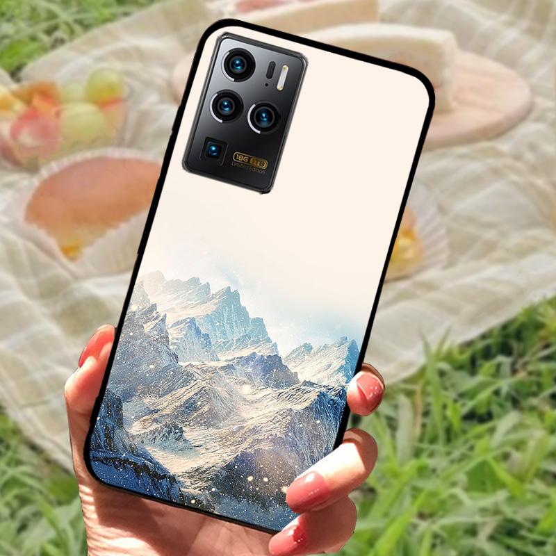 Für ZTE Axon 30 Ultra 5G Stoßfeste Silikon-Weich-TPU-Handyhülle Für ZTE Axon 30 Ultra Mode Cartoon Schutzhüllen Cover