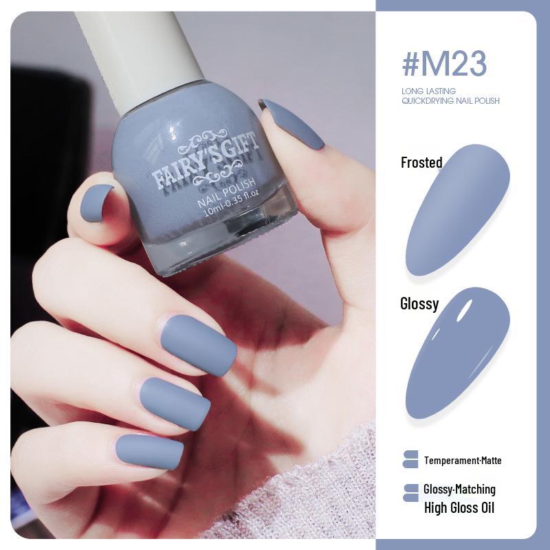 New Matte No-Bake Long-Lasting Peelable Quick-Dry Nail Polish for Nail Art