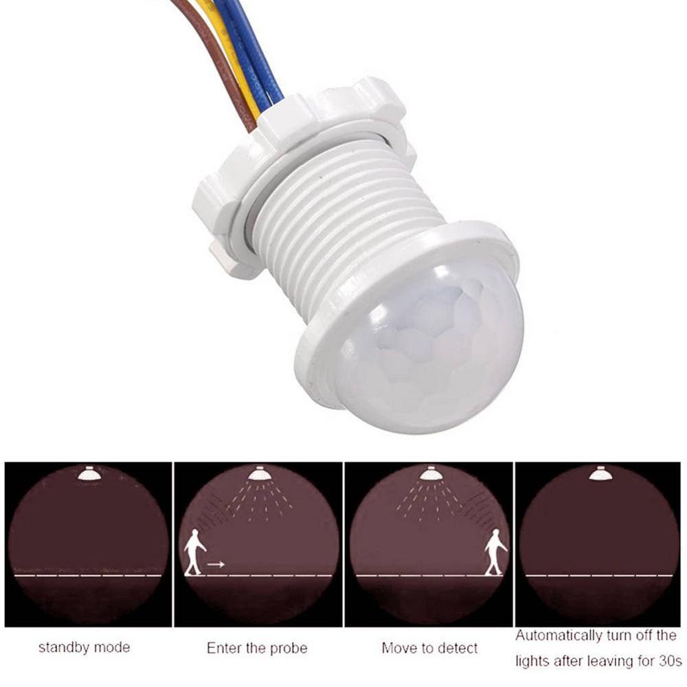 Detektor Auto Ein Aus Licht Lichtschalter PIR Bewegungssensor Schalter Infrarot Bewegungssensor Schalter