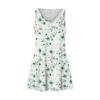 Women's Casual Summer Tank Dresses With Pockets Small Floral V-Neck Sleeveless Dresses