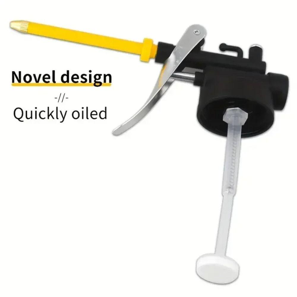 250 ML Small Oil Oiler High Pressure Pump Type Oiler New Transparent Oil Can