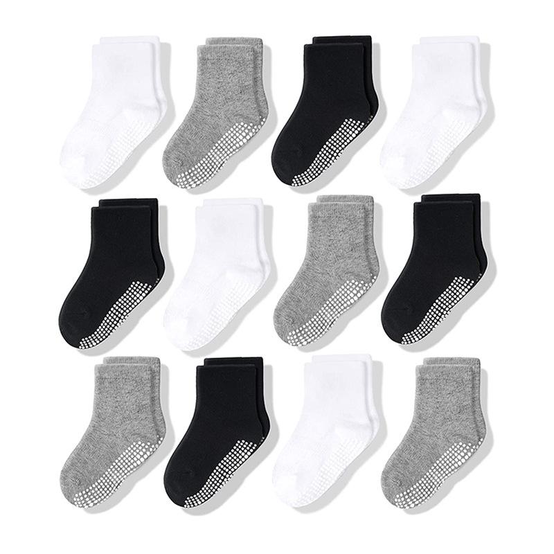 Soft Cotton Anti-Slip Baby Floor Shoes Socks Colorful Comfortable Newborn Baby Socks Customized